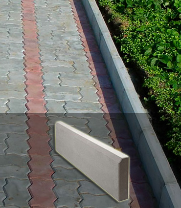 Бордюр садовый 50x20x4